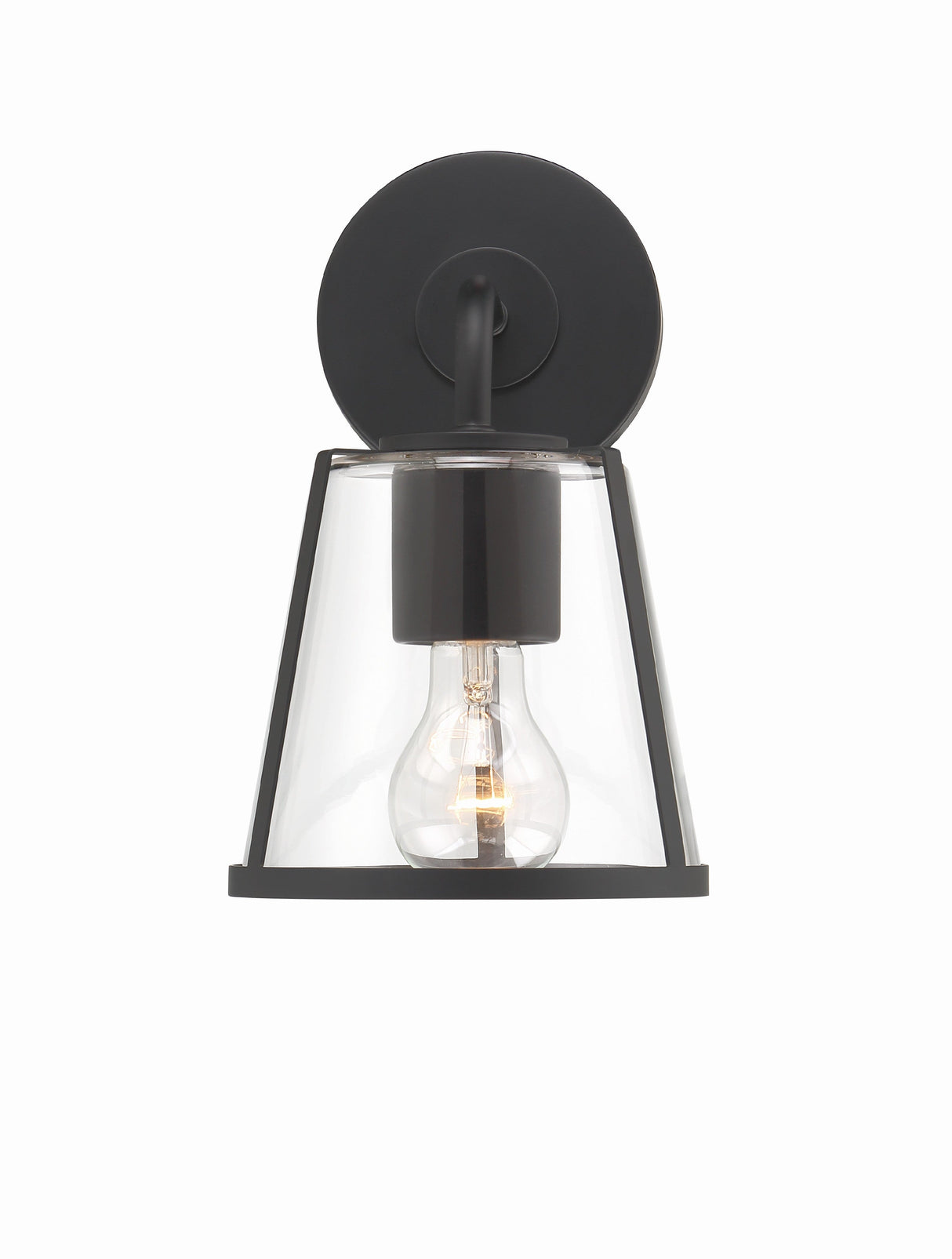 Fulton 1 Light Black Bathroom Vanity FUL-911-BK