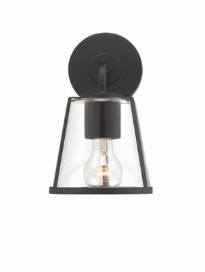 Fulton 1 Light Black Bathroom Vanity FUL-911-BK