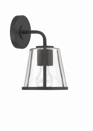 Fulton 1 Light Black Bathroom Vanity FUL-911-BK