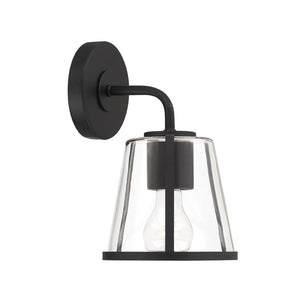 Fulton 1 Light Black Bathroom Vanity FUL-911-BK