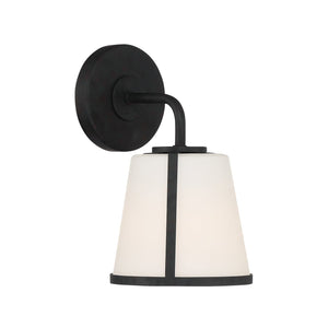 Fulton 1 Light Black Bathroom Vanity FUL-911-BK