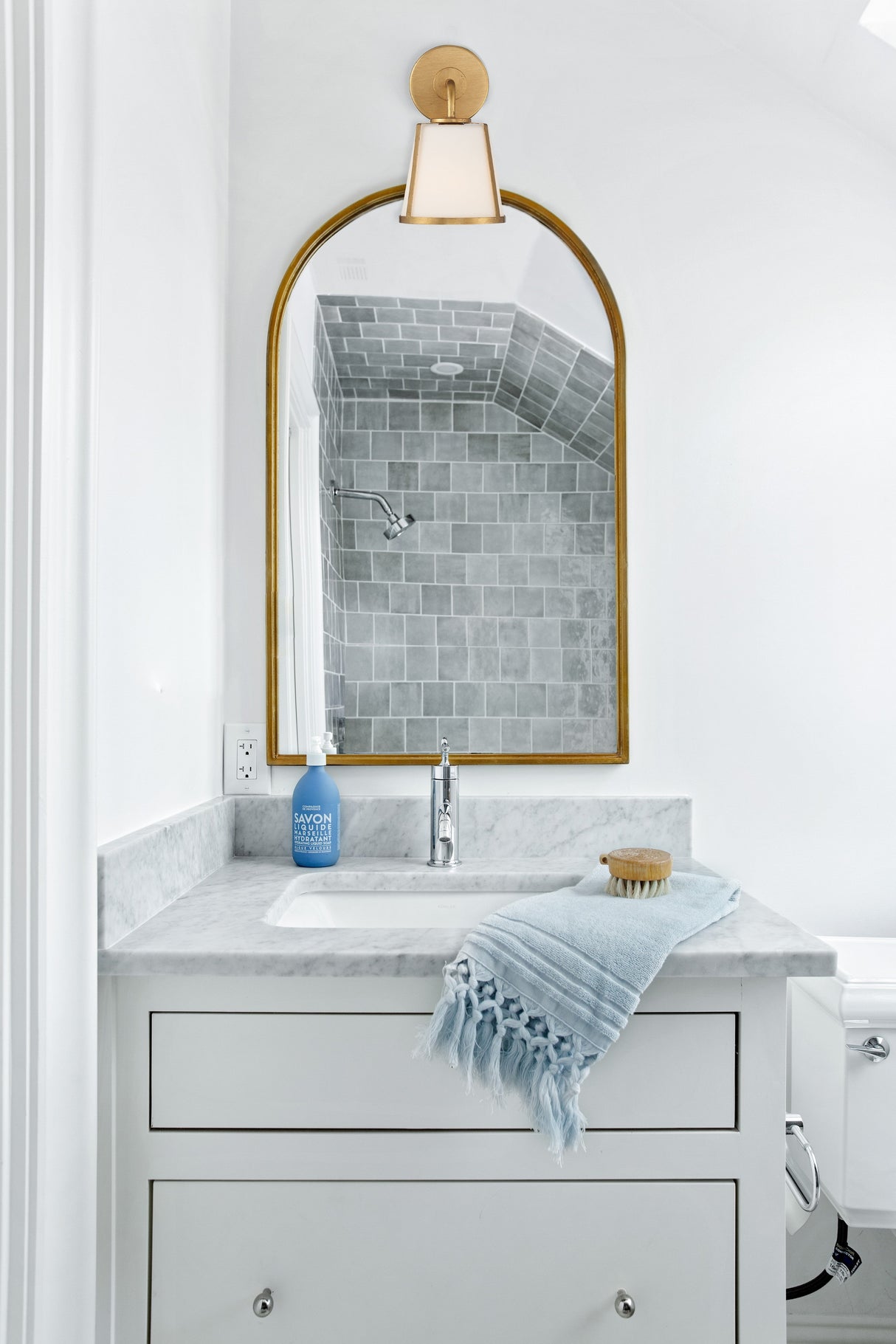 Fulton 1 Light Black Bathroom Vanity FUL-911-BK