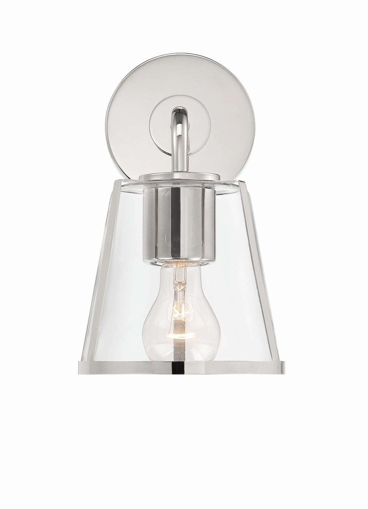 Fulton 1 Light Black Bathroom Vanity FUL-911-BK