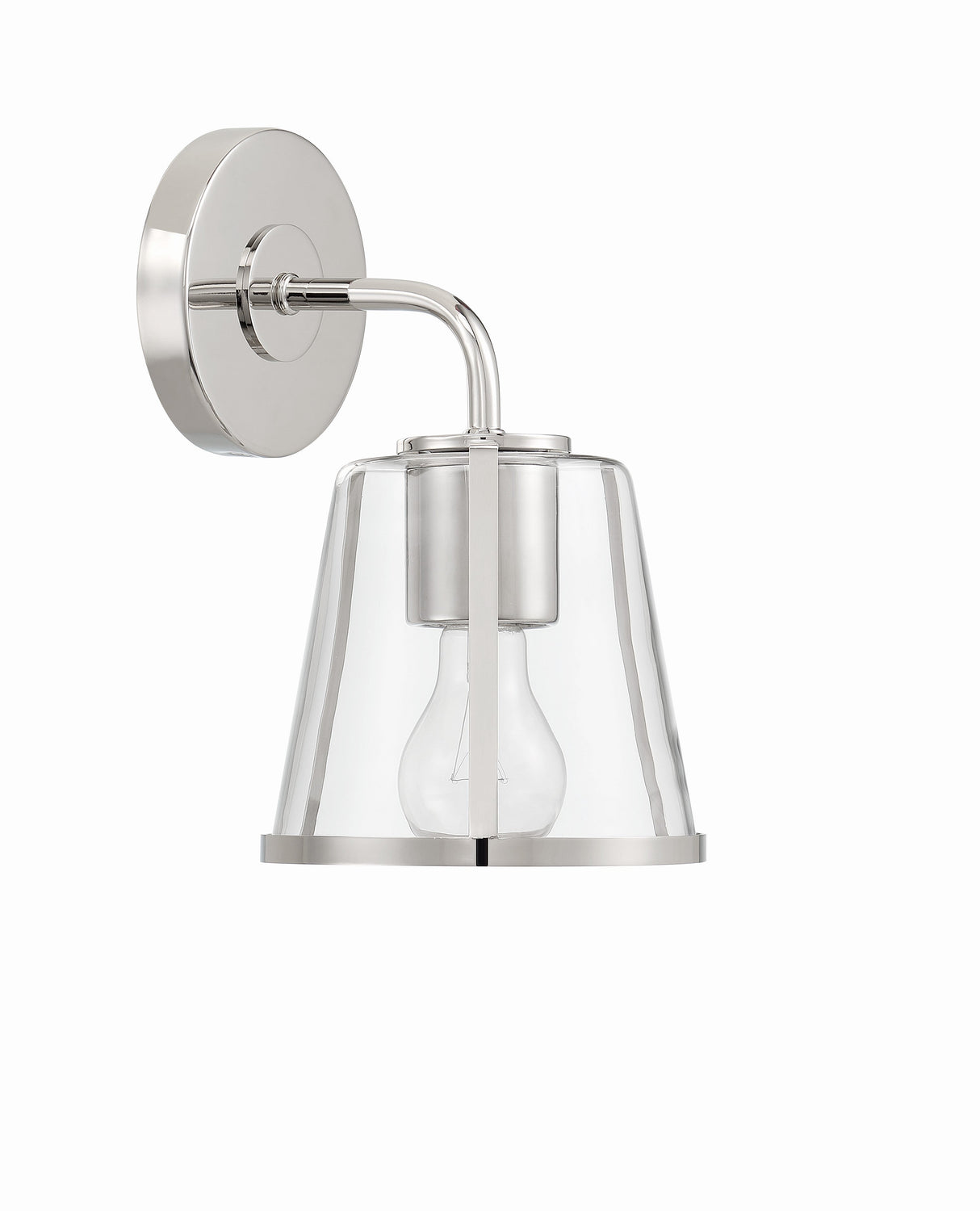 Fulton 1 Light Black Bathroom Vanity FUL-911-BK