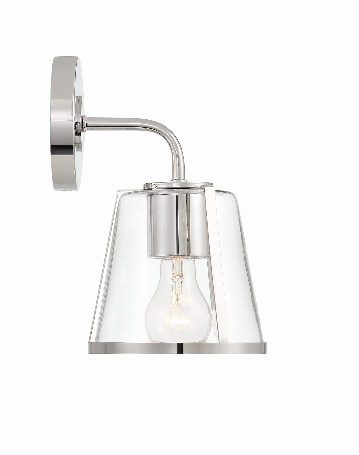 Fulton 1 Light Black Bathroom Vanity FUL-911-BK