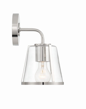 Fulton 1 Light Black Bathroom Vanity FUL-911-BK