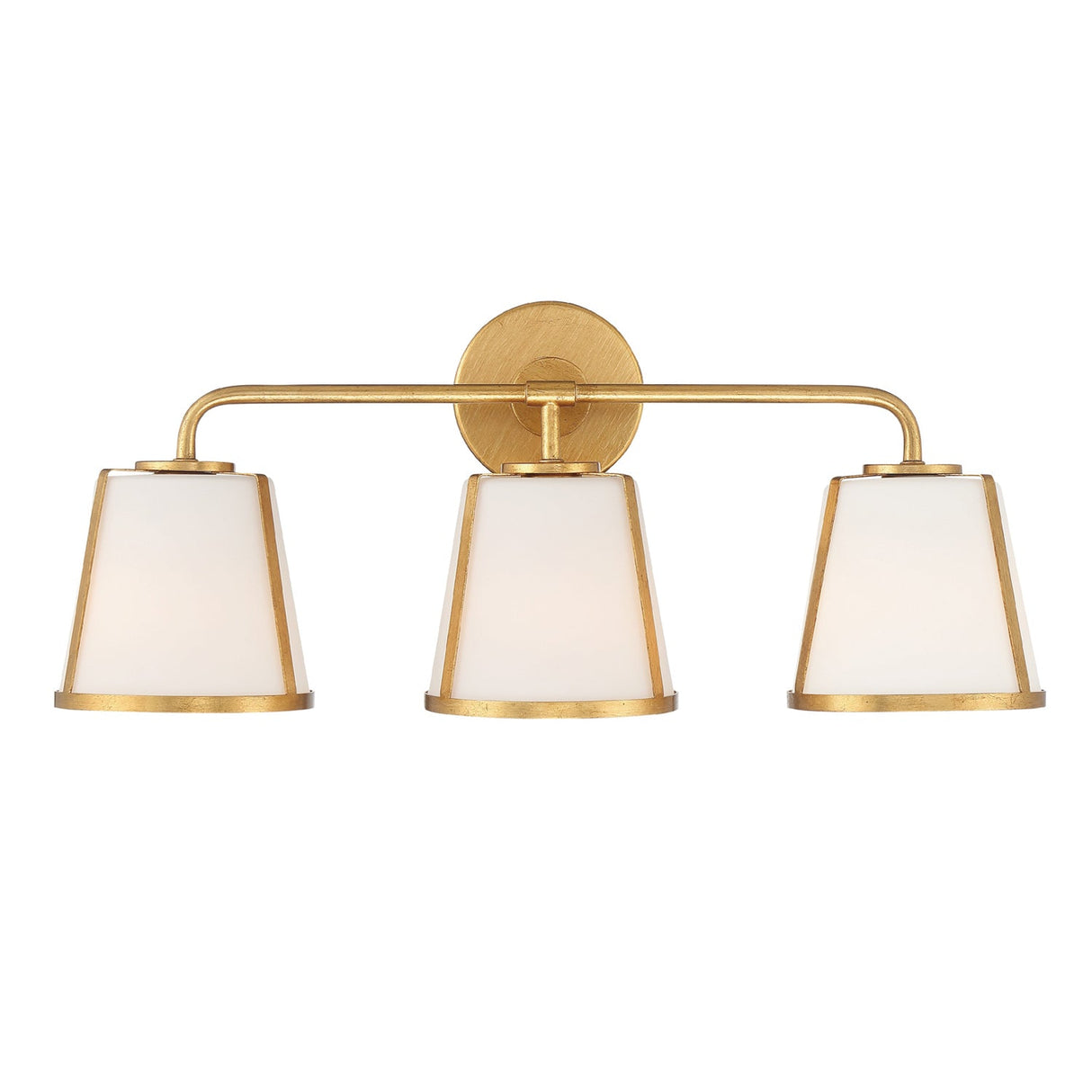 Fulton 3 Light Antique Gold Bathroom Vanity FUL-913-GA