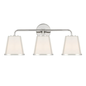 Fulton 3 Light Black Bathroom Vanity FUL-913-BK
