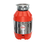FRANKE FWDJ75 3/4 Horse Power Continuous Feed Waste Disposer Torque Master 2700 RPM Jam-Resistant DC Motor with Silverguard in Red/Chrome