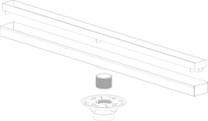 Infinity Drain FXTIF 6540 40" Complete Kit for FXTIF 65