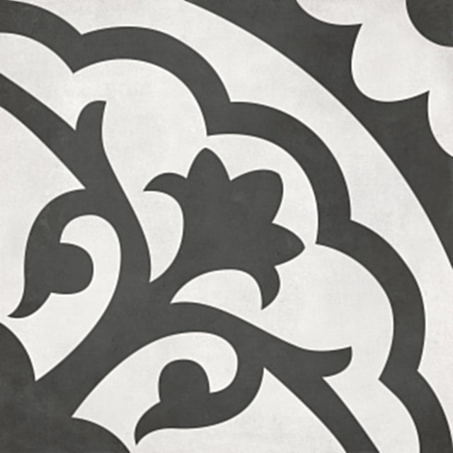Anatolia Tile 8X8 Form Matte Monochrome Lotus Deco Porcelain Tile 60-334  - premium natural stone mosaic tile from Anatolia Tile, available at PoshHaus showroom in Keene, NH