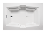 Americh FO7248TEA2-BI Forum 7248 End Drain - Tub Only / Airbath 2 - Biscuit