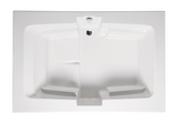 Americh FO7248TLA2-BI Forum 7248 Left Hand - Tub Only / Airbath 2 - Biscuit