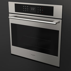 Fulgor Milano 24 in. Electric Single Wall Oven with Self Clean and Convection in Stainless Steel (F7SP24S1)
