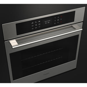 Fulgor Milano 24 in. Electric Single Wall Oven with Self Clean and Convection in Stainless Steel (F7SP24S1)