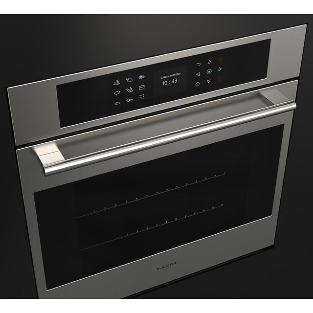 Fulgor Milano 24 in. Electric Single Wall Oven with Self Clean and Convection in Stainless Steel (F7SP24S1)