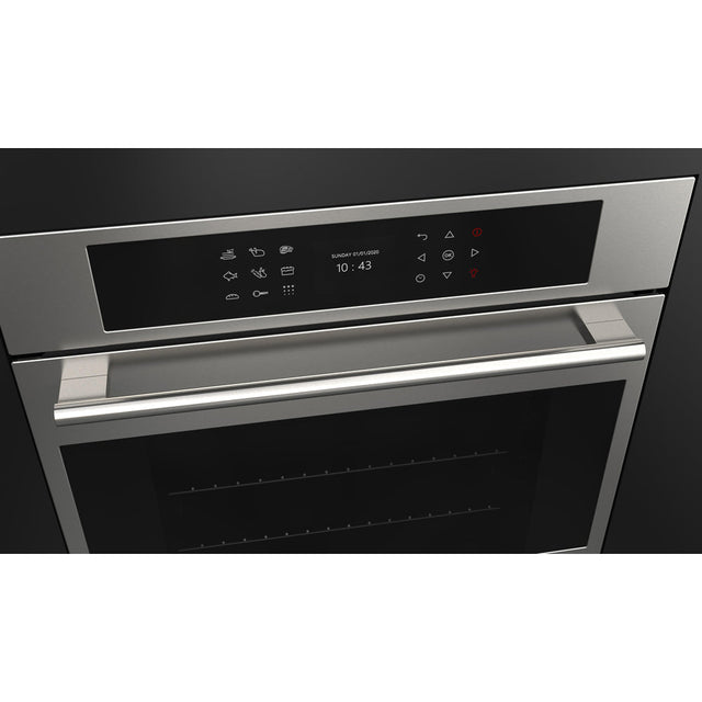 Fulgor Milano 24 in. Electric Single Wall Oven with Self Clean and Convection in Stainless Steel (F7SP24S1)