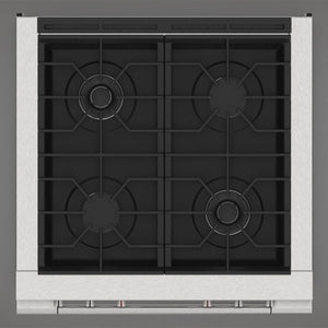 Fulgor Milano 30 in. 400 Series Accento All Gas Range in Stainless Steel (F4PGR304S2)