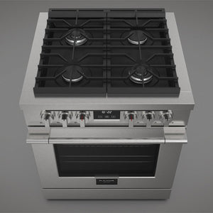 Fulgor Milano 30 in. 400 Series Accento All Gas Range in Stainless Steel (F4PGR304S2)