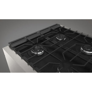 Fulgor Milano 30 in. 400 Series Accento Dual Fuel Range in Stainless Steel (F4PDF304S1)