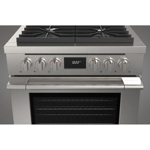 Fulgor Milano 30 in. 400 Series Accento Dual Fuel Range in Stainless Steel (F4PDF304S1)