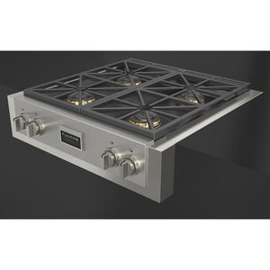 Fulgor Milano 30 in. 600 Professional Series All Gas Rangetop in Stainless Steel (F6GRT304S1)