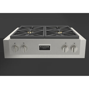 Fulgor Milano 30 in. 600 Professional Series All Gas Rangetop in Stainless Steel (F6GRT304S1)