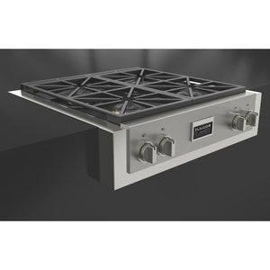 Fulgor Milano 30 in. 600 Professional Series All Gas Rangetop in Stainless Steel (F6GRT304S1)