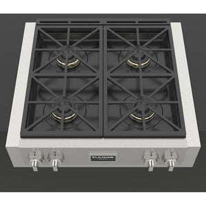 Fulgor Milano 30 in. 600 Professional Series All Gas Rangetop in Stainless Steel (F6GRT304S1)