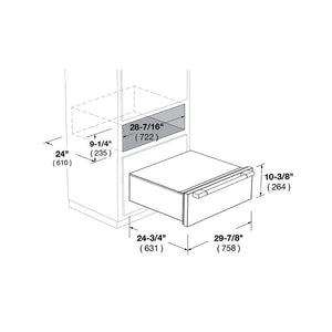 Fulgor Milano 30 in. 600 Professional Series Warming Drawer (F6PWD30S1)