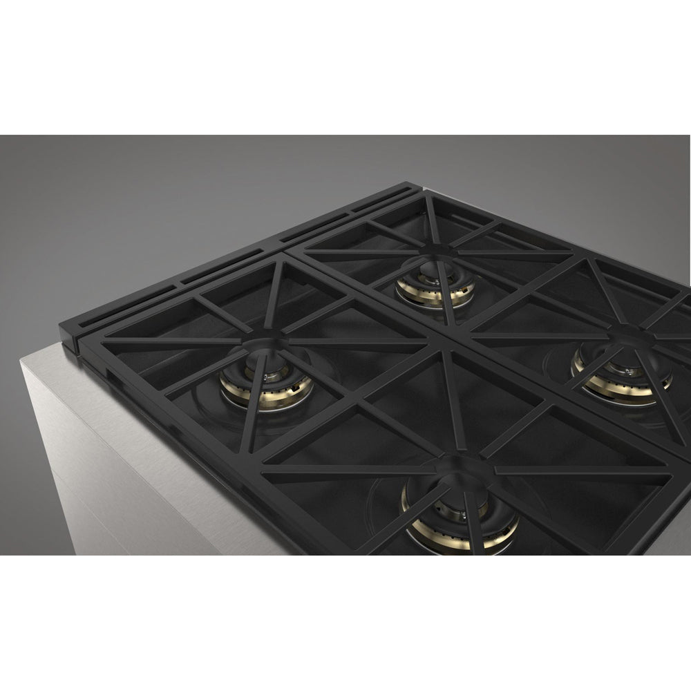 Fulgor Milano 30 in. 600 Series Dual Fuel Range with 4 Burners in Stainless Steel (F6PDF304S1)