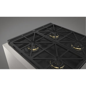 Fulgor Milano 30 in. 600 Series Dual Fuel Range with 4 Burners in Stainless Steel (F6PDF304S1)