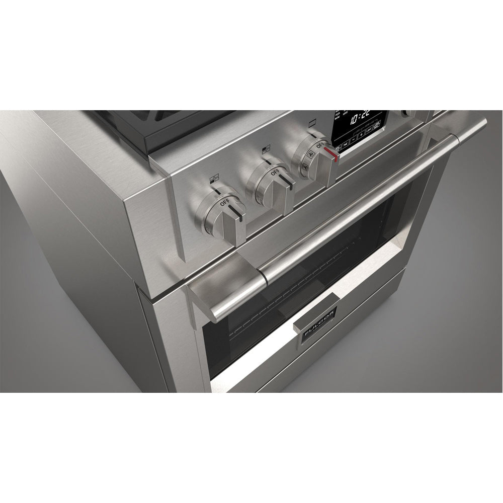 Fulgor Milano 30 in. 600 Series Dual Fuel Range with 4 Burners in Stainless Steel (F6PDF304S1)
