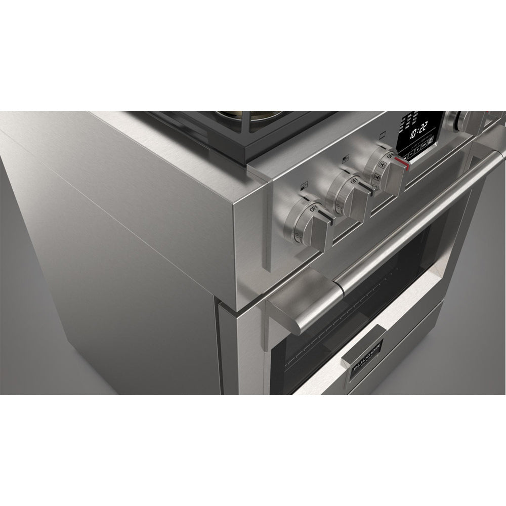 Fulgor Milano 30 in. 600 Series Dual Fuel Range with 4 Burners in Stainless Steel (F6PDF304S1)