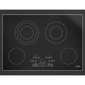 Fulgor Milano 30 in. 600 Series Electric Cooktop with 4 Burners and Glass Ceramic Cooktop in Stainless Steel (F6RT30S2)