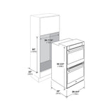 Fulgor Milano 30 in. Electric Built-in Convection Double Wall Oven with Color Options (F7DP30)
