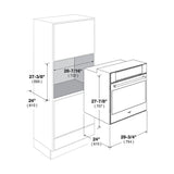 Fulgor Milano 30 in. Electric Built-in Convection Single Wall Oven with Color Options (F7SP30)