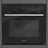 Fulgor Milano 30 in. Electric Built-in Convection Single Wall Oven with Color Options (F7SP30)-Black Glass