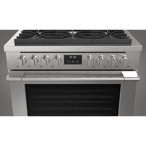 Fulgor Milano 36 in. 400 Series Accento All Gas Range in Stainless Steel (F4PGR366S2)