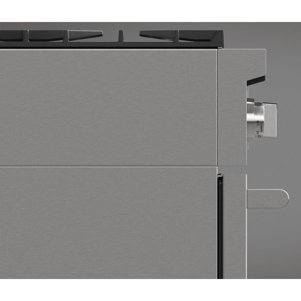 Fulgor Milano 36 in. 400 Series Accento Dual Fuel Range in Stainless Steel (F4PDF366S1)