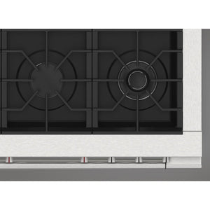 Fulgor Milano 36 in. 400 Series Accento Dual Fuel Range in Stainless Steel (F4PDF366S1)