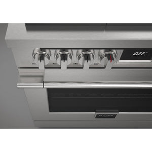 Fulgor Milano 36 in. 400 Series Accento Dual Fuel Range in Stainless Steel (F4PDF366S1)