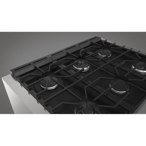 Fulgor Milano 36 in. 400 Series Accento Dual Fuel Range in Stainless Steel (F4PDF366S1)