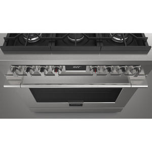 Fulgor Milano 36 in. 400 Series Accento Dual Fuel Range in Stainless Steel (F4PDF366S1)