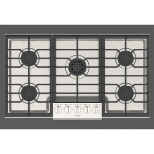 Fulgor Milano 36 in. 400 Series Gas Cooktop with 5 Burners in Stainless Steel (F4PGK365S1)
