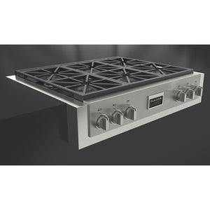 Fulgor Milano 36 in. 600 Professional Series All Gas Rangetop in Stainless Steel (F6GRT366S1)