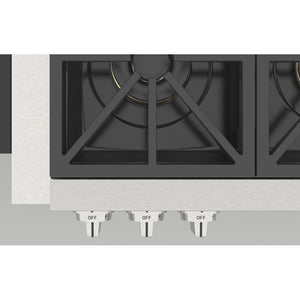 Fulgor Milano 36 in. 600 Professional Series All Gas Rangetop in Stainless Steel (F6GRT366S1)
