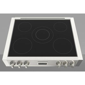 Fulgor Milano 36 in. 600 Professional Series Induction Rangetop in Stainless Steel with Glass Ceramic Top (F6IRT365S1)