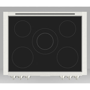 Fulgor Milano 36 in. 600 Professional Series Induction Rangetop in Stainless Steel with Glass Ceramic Top (F6IRT365S1)