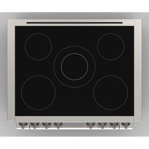 Fulgor Milano 36 in. 600 Series All Electric Induction Range in Stainless Steel (F6PIR365S1)